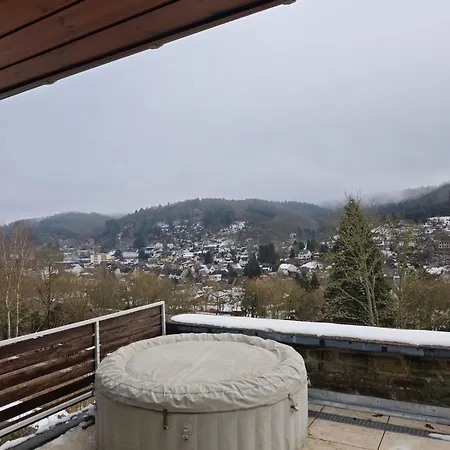 펜션 Wohlfuehloase Haus Talblick Mit Whirlpool Kamin Aussicht 10 Personen