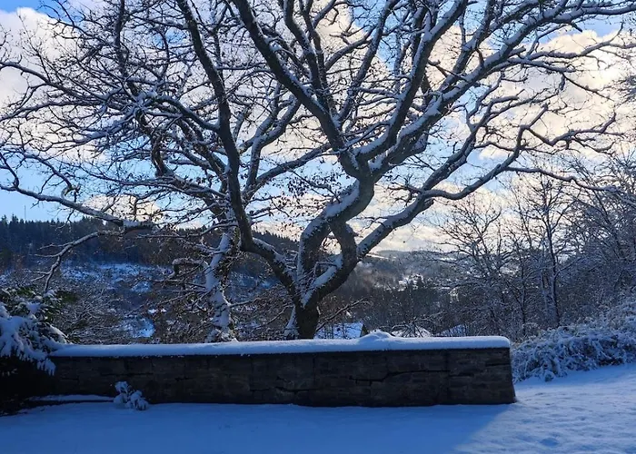 Nyaraló Wohlfuehloase Haus Talblick Mit Whirlpool Kamin Aussicht 10 Personen